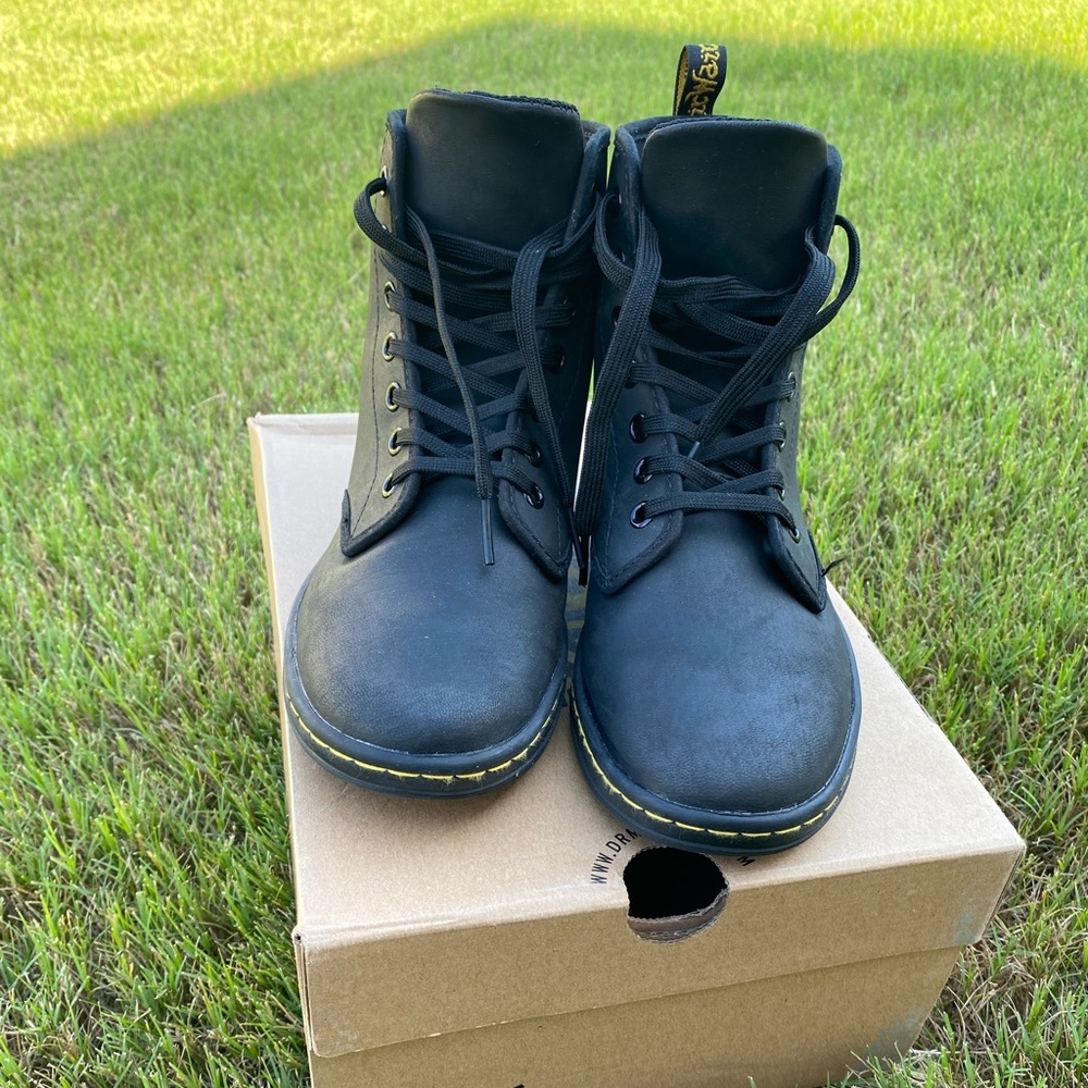 Dr. Martens Women's Sheridan High Top Lace-Up Sneaker Booties